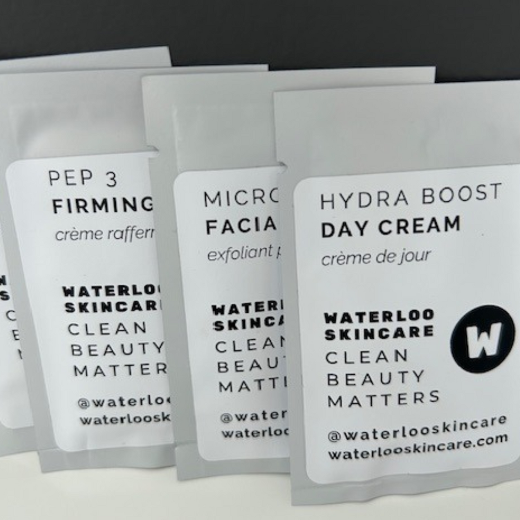 Skincare SAMPLE Pouches